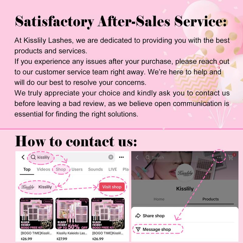 Kisslily Aura Ultra Thin Band Widespan Natural DIY Eyelash Extension Kit Long Lasting and Waterproof Lash Clusters Kit with Glue Bond and Seal,Makeup for Girl Cosmetic Tiktokshopblackfriday